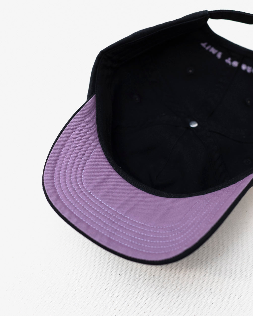 Time To Grow 6 Panel Cap - Washed Black