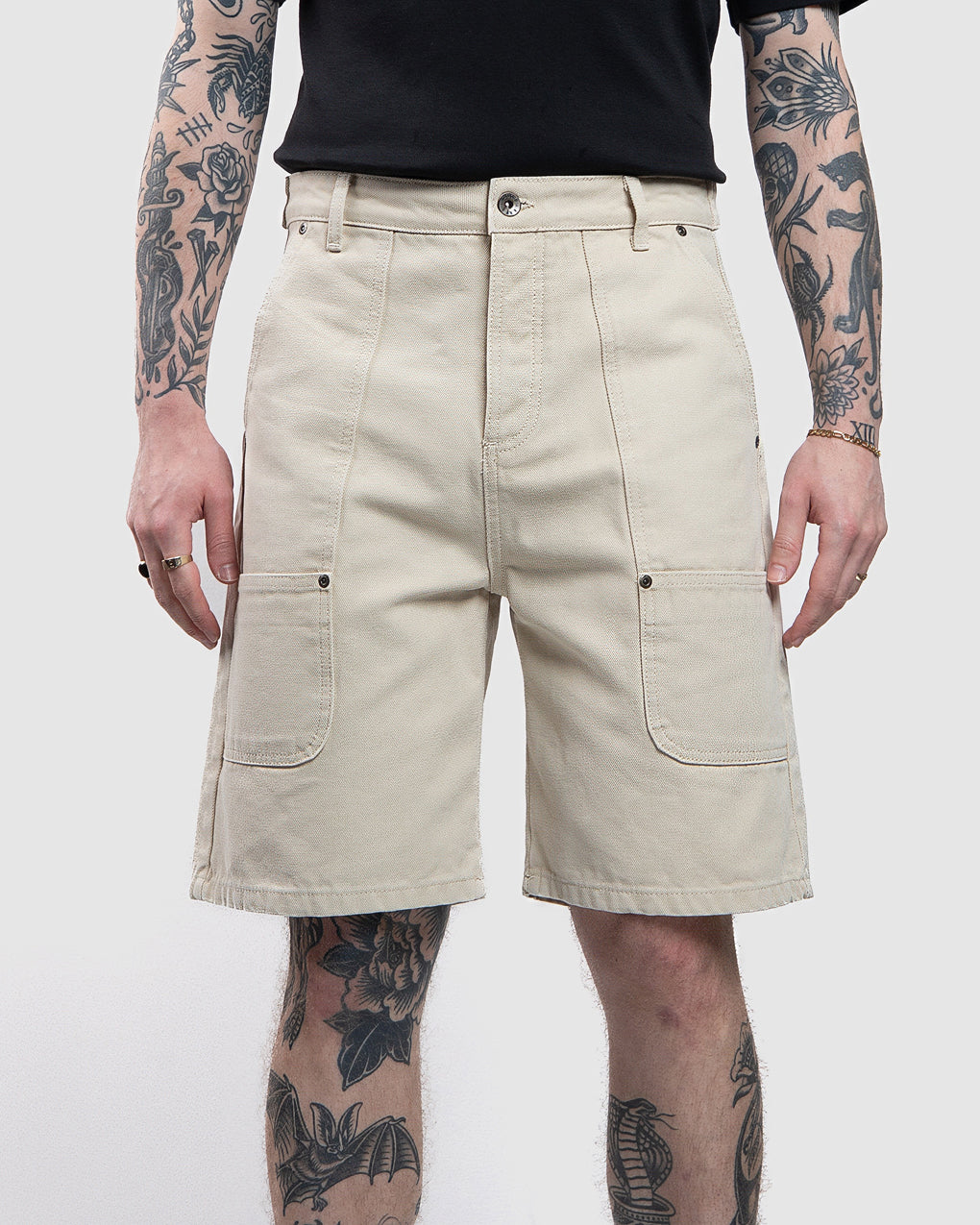 Albion Carpenter Shorts - Bone