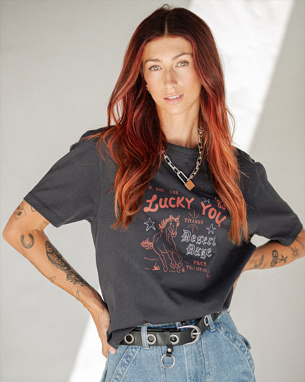 Desert Daze T-Shirt - Heavy Washed Black