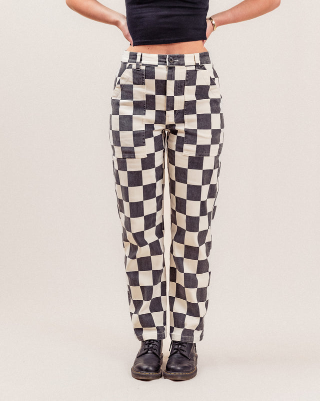 304 Service Fatigue Pants - Vintage Fade Checkerboard