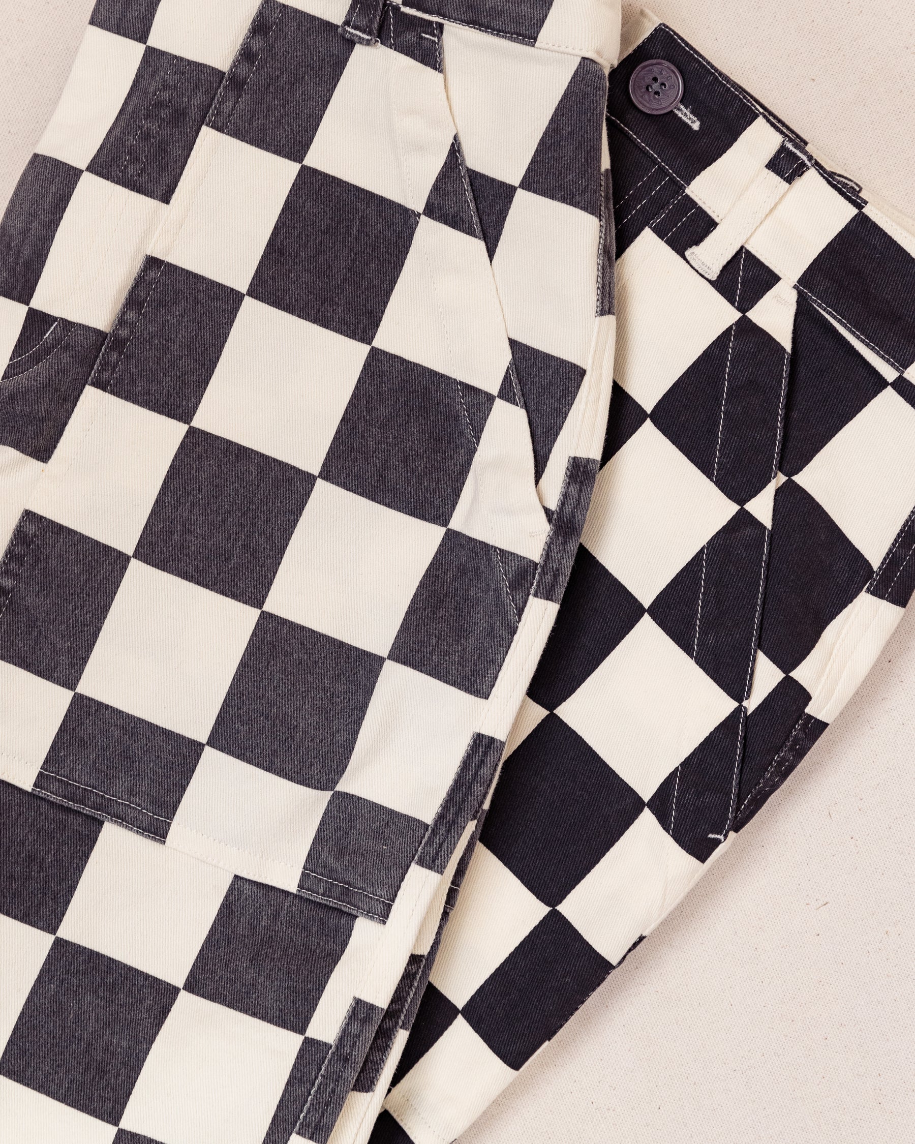 304 Service Fatigue Pants - Vintage Fade Checkerboard