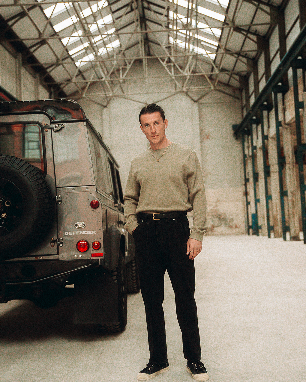 Crafted Ribbed Longsleeve - Olive