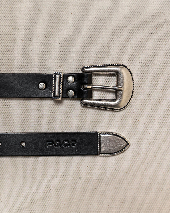 Boone Western Belt - Black