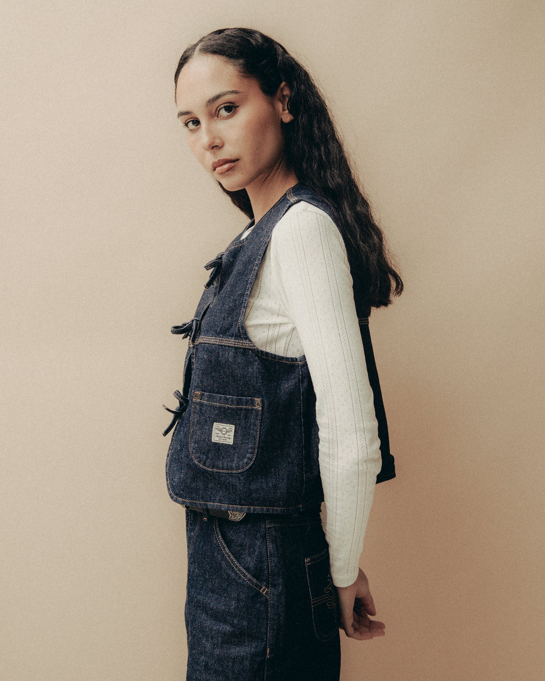 Nomad Denim Vest - Raw Indigo