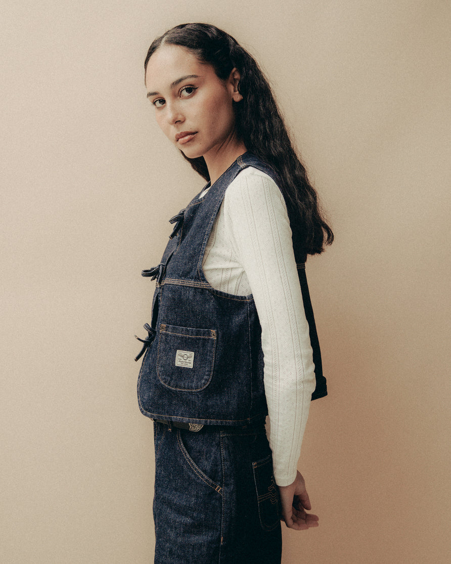 Nomad Denim Vest - Raw Indigo