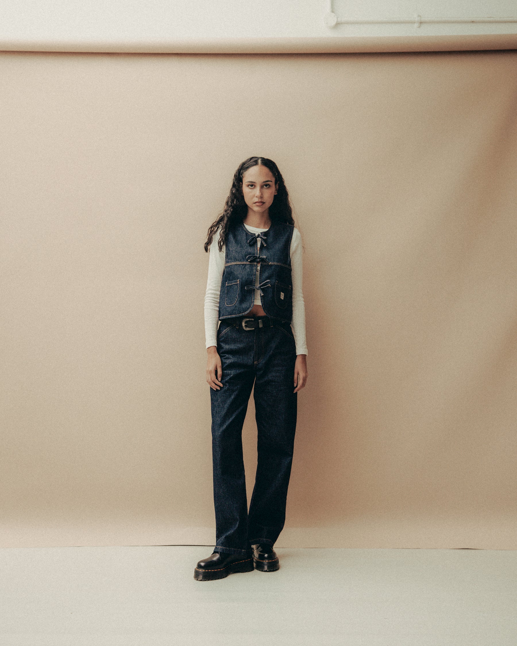 Nomad Denim Vest - Raw Indigo