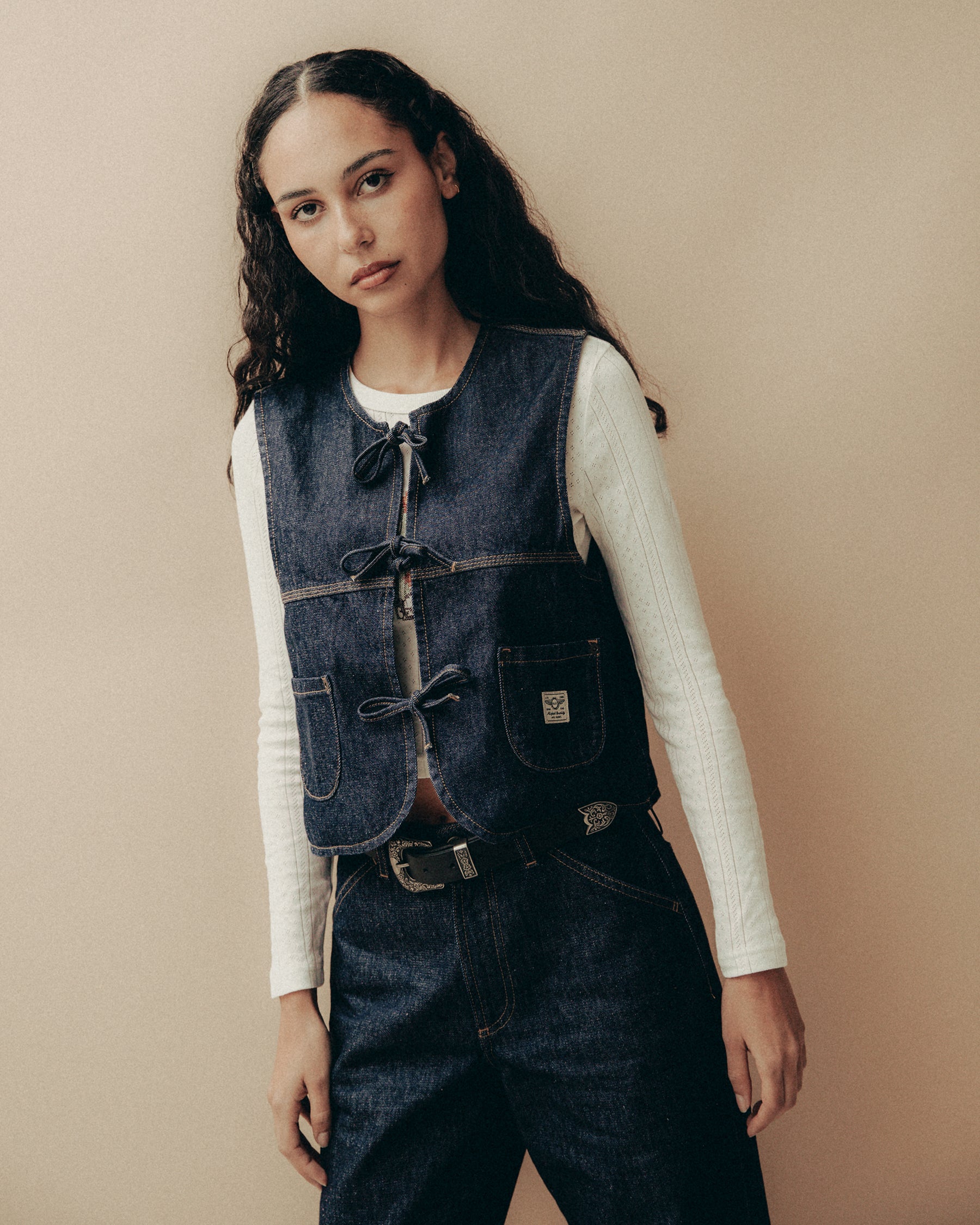 Nomad Denim Vest - Raw Indigo