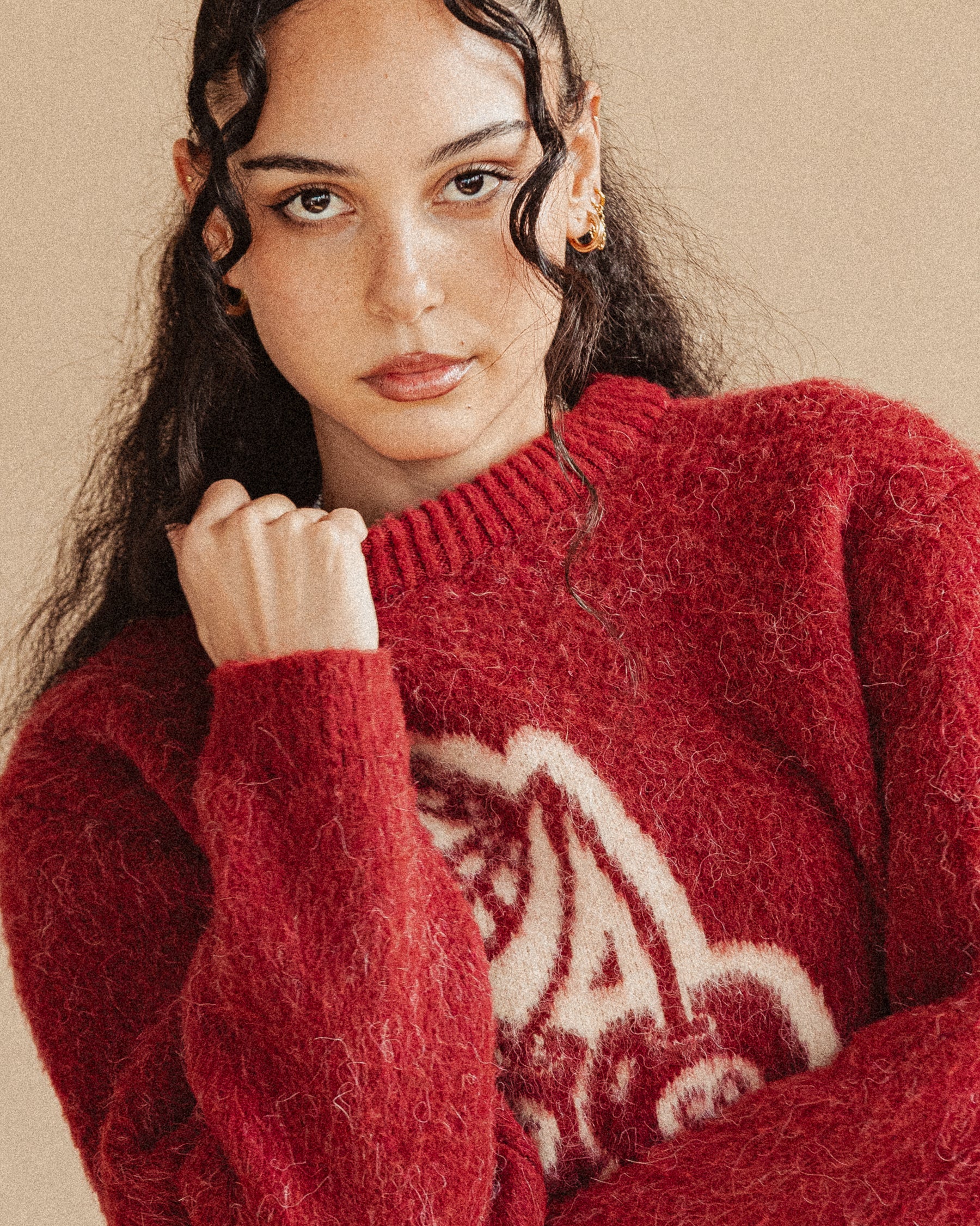 Cherry Red Bad Seed Knit | Women's Knitwear ‐ P&Co - A Mindset For