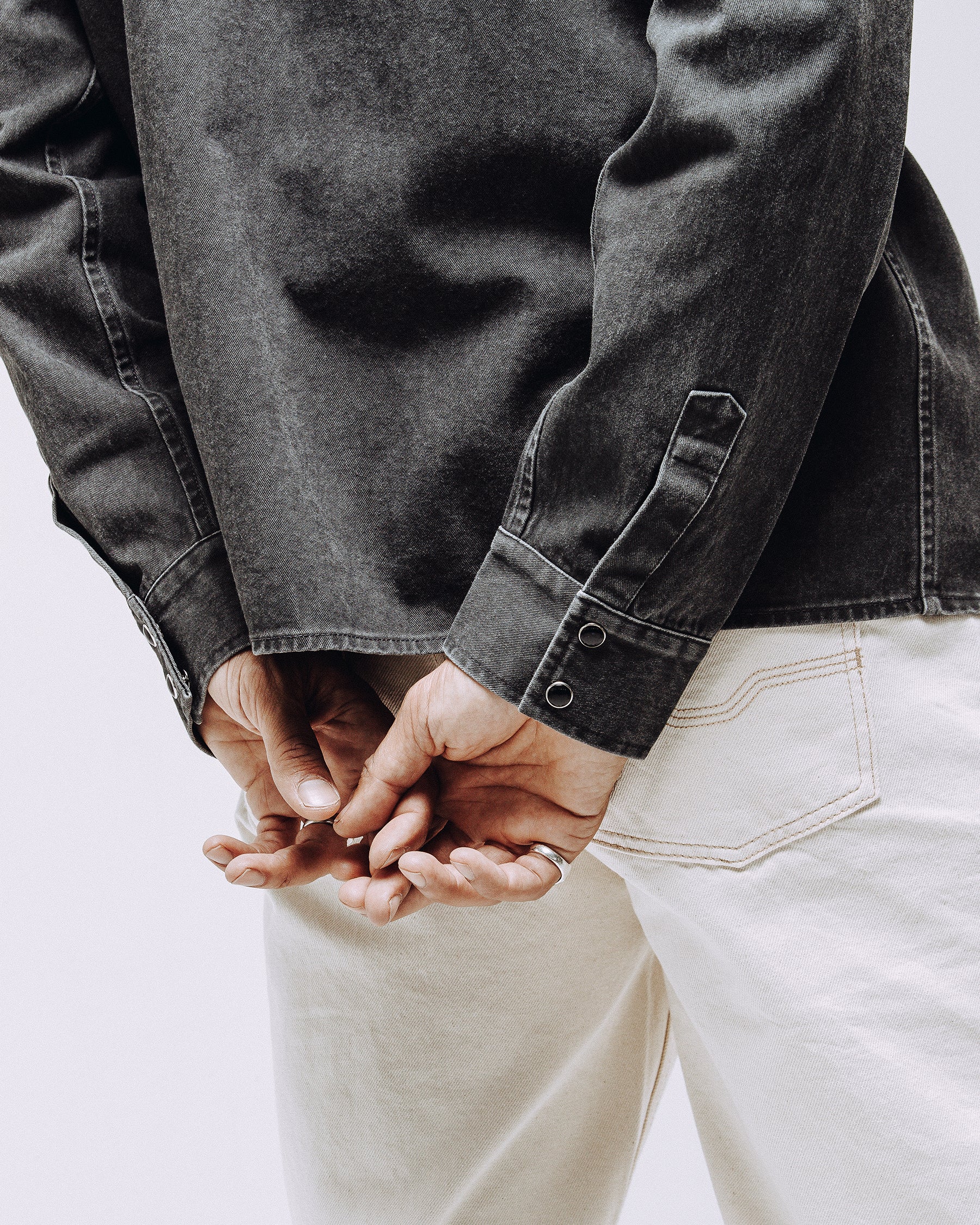 Drifter Overshirt - Washed Black