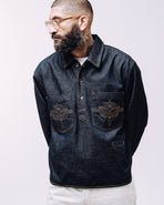 Crafter Smock - Raw Indigo