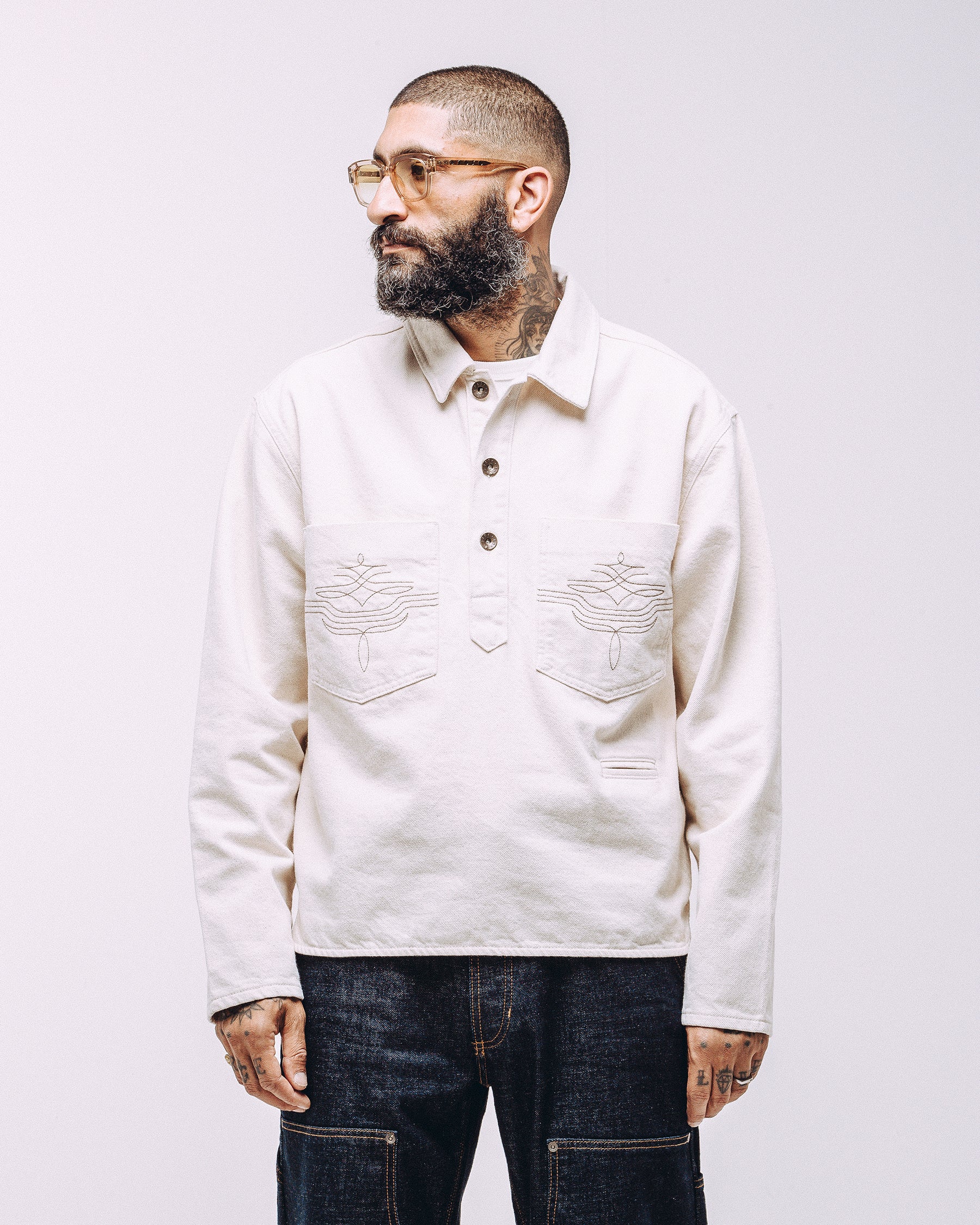 Crafter Smock - Ecru