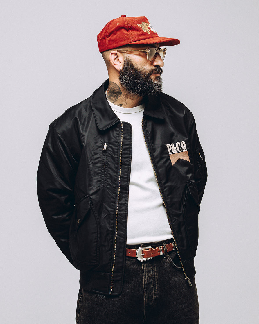 Bronco Bomber Jacket - Black