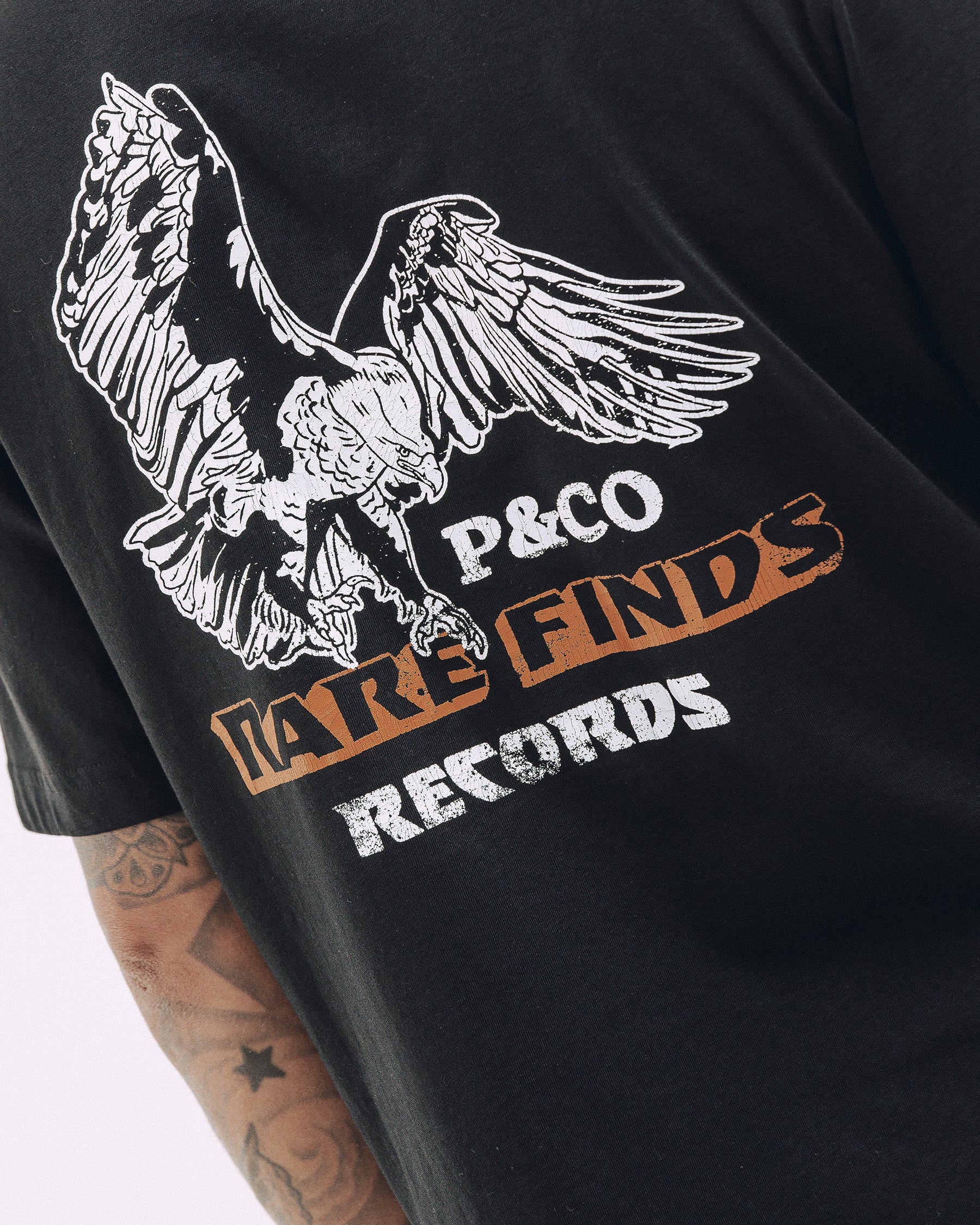 Rare Finds Boxy T-Shirt - Washed Black