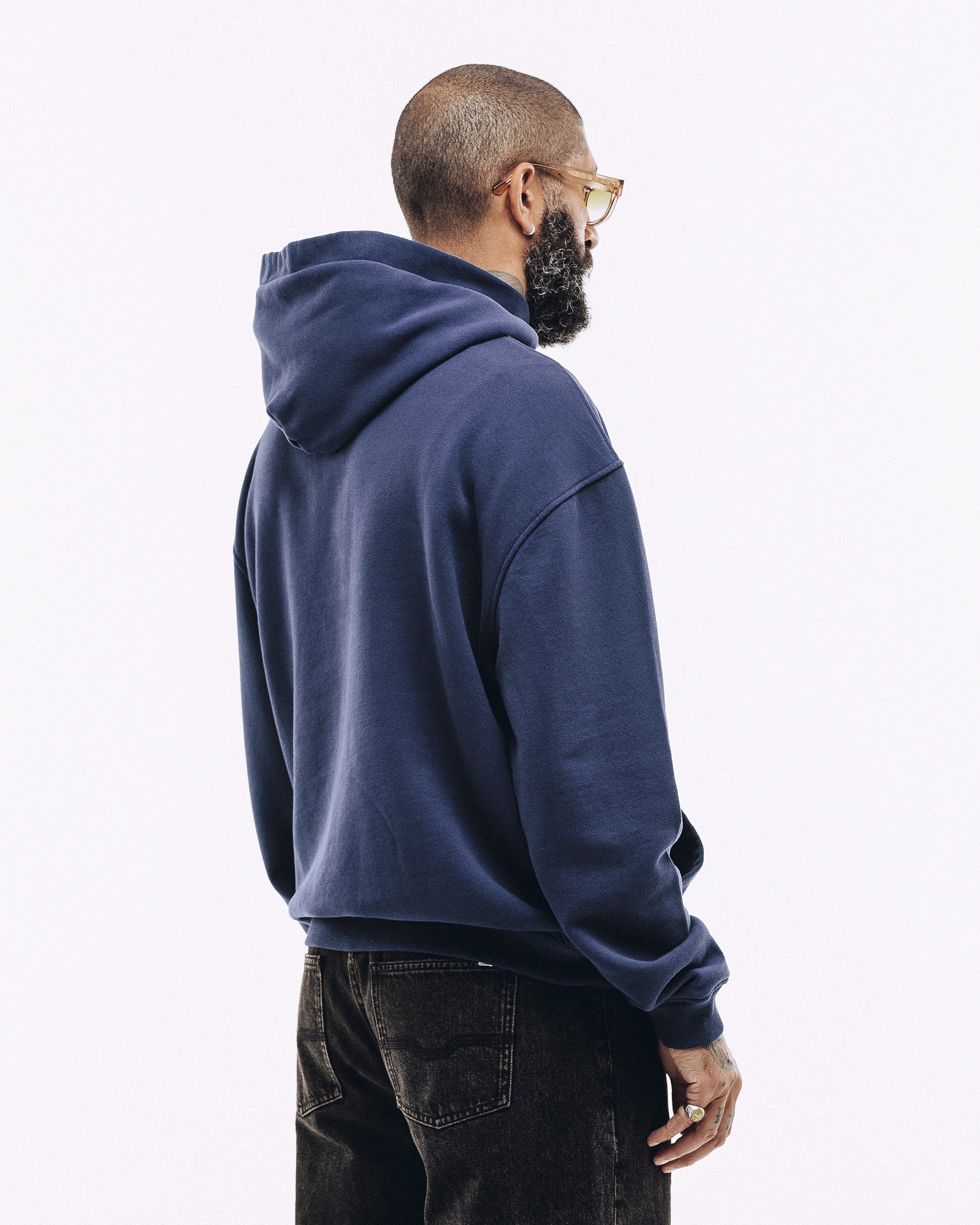 Varsity Heavyweight Hoodie - Navy