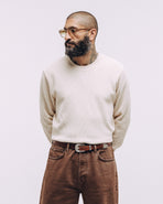 Crafted Ribbed Longsleeve - Ecru