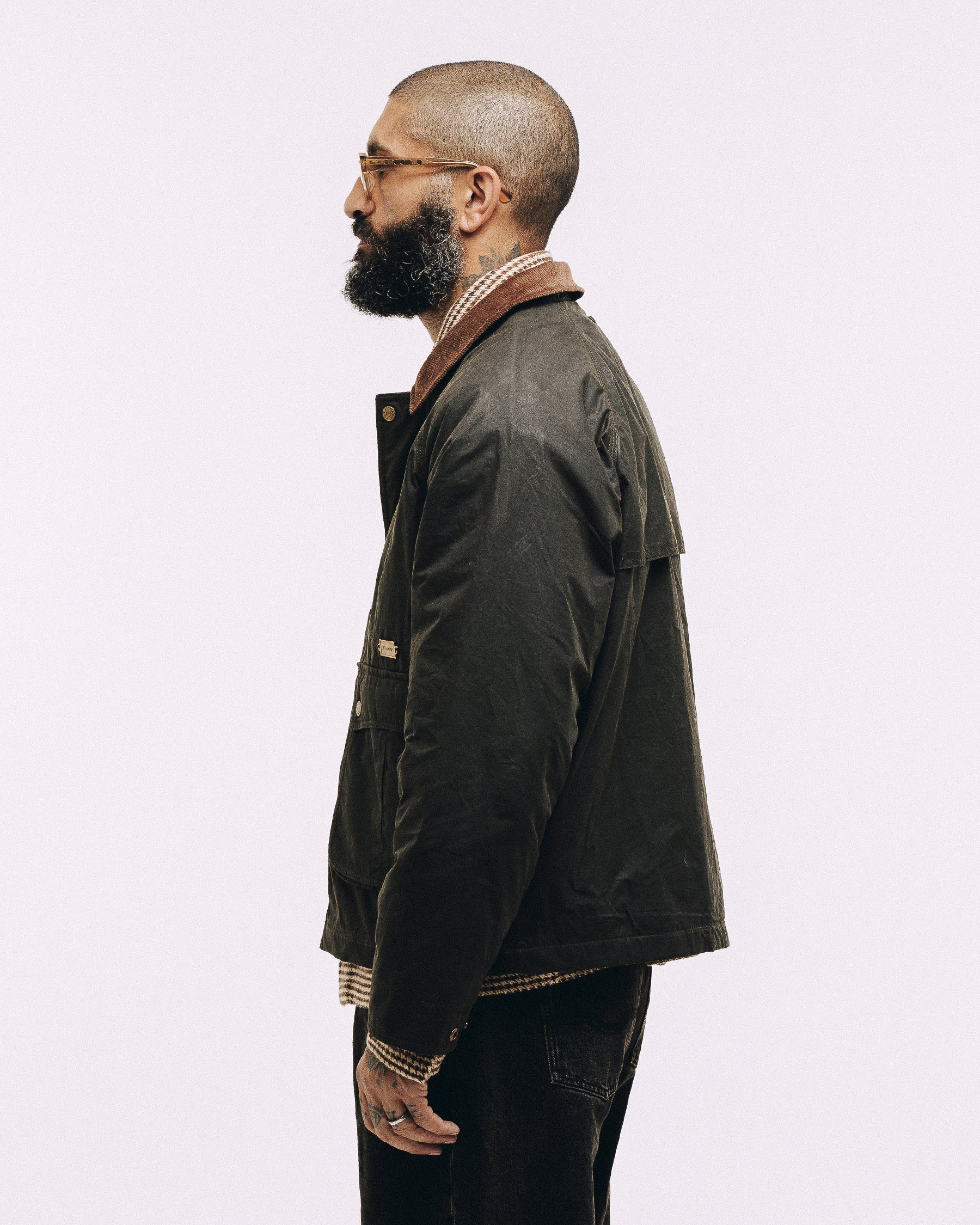 Roamer Wax Jacket - Olive