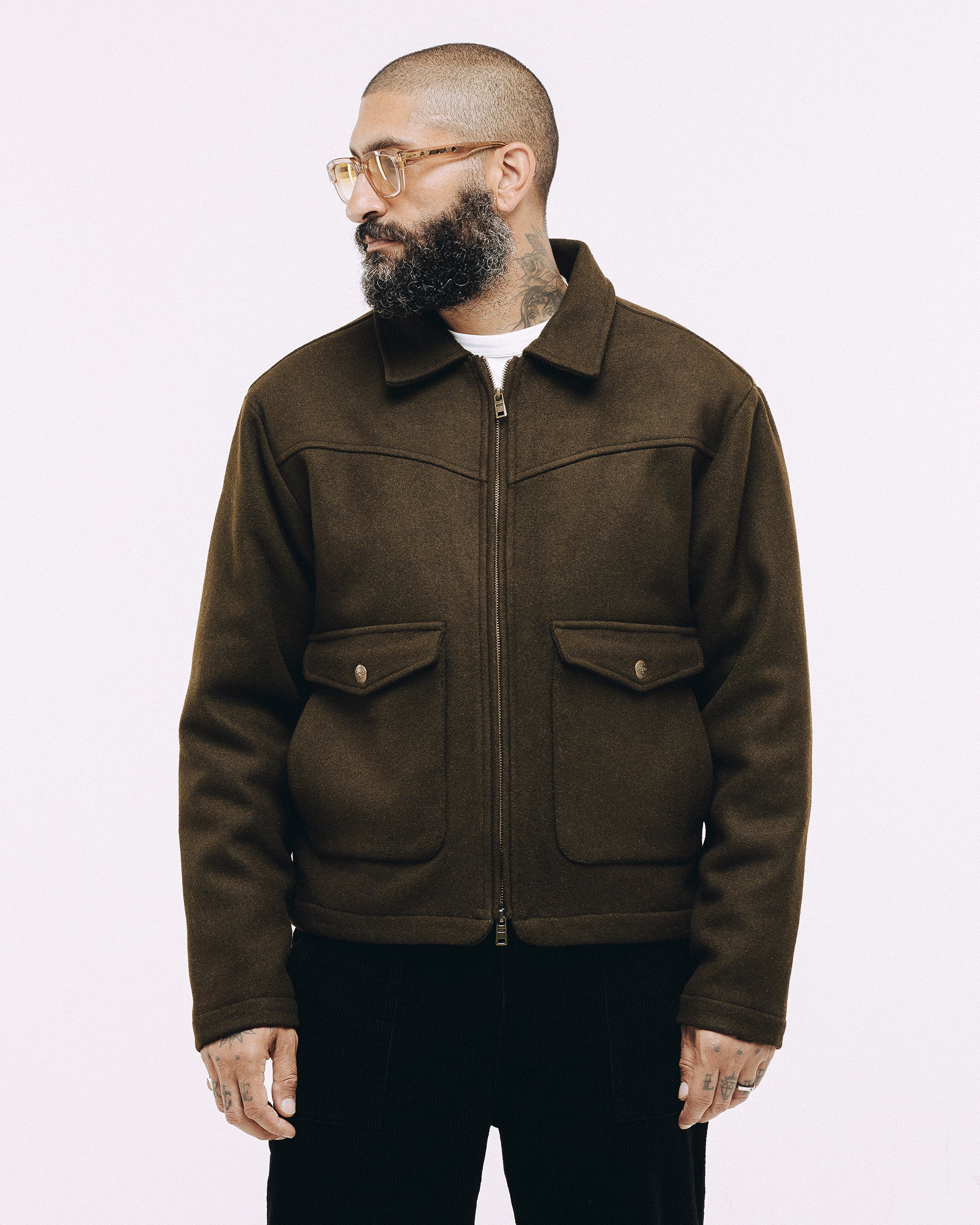Ranger Wool Jacket - Olive