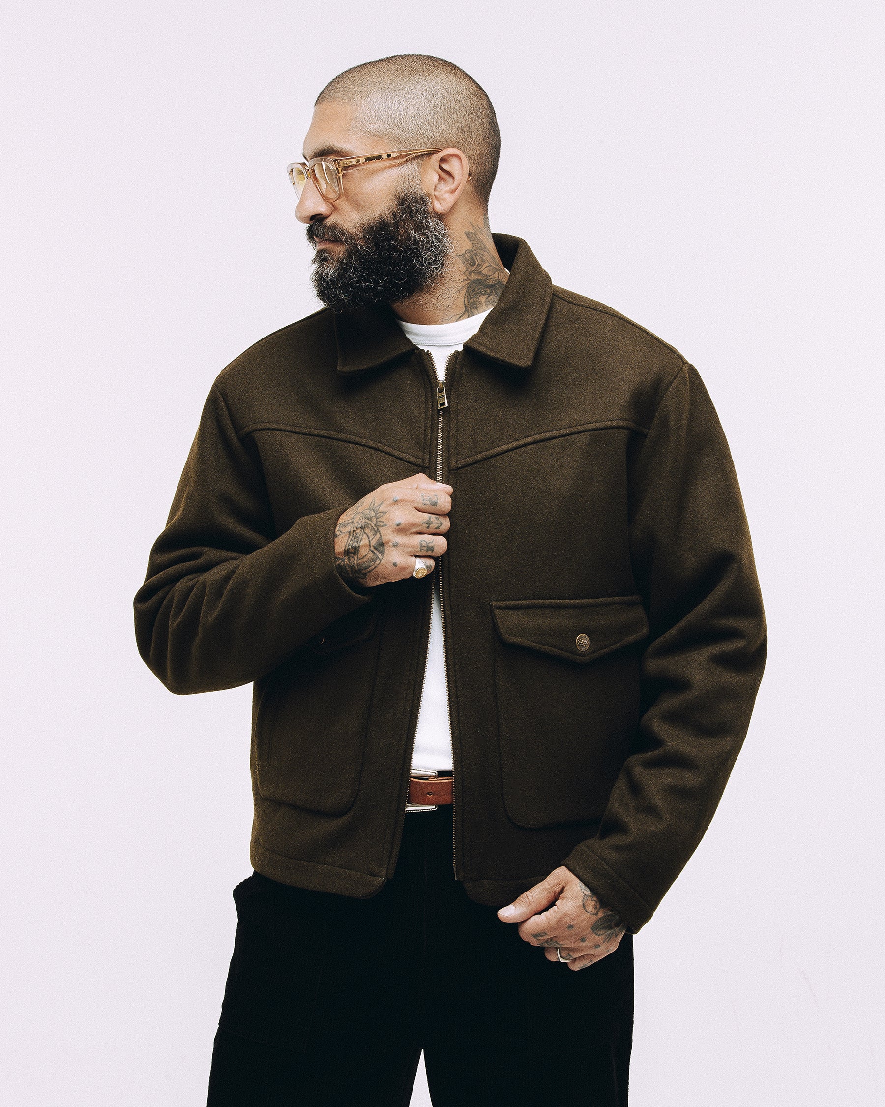 Ranger Wool Jacket - Olive