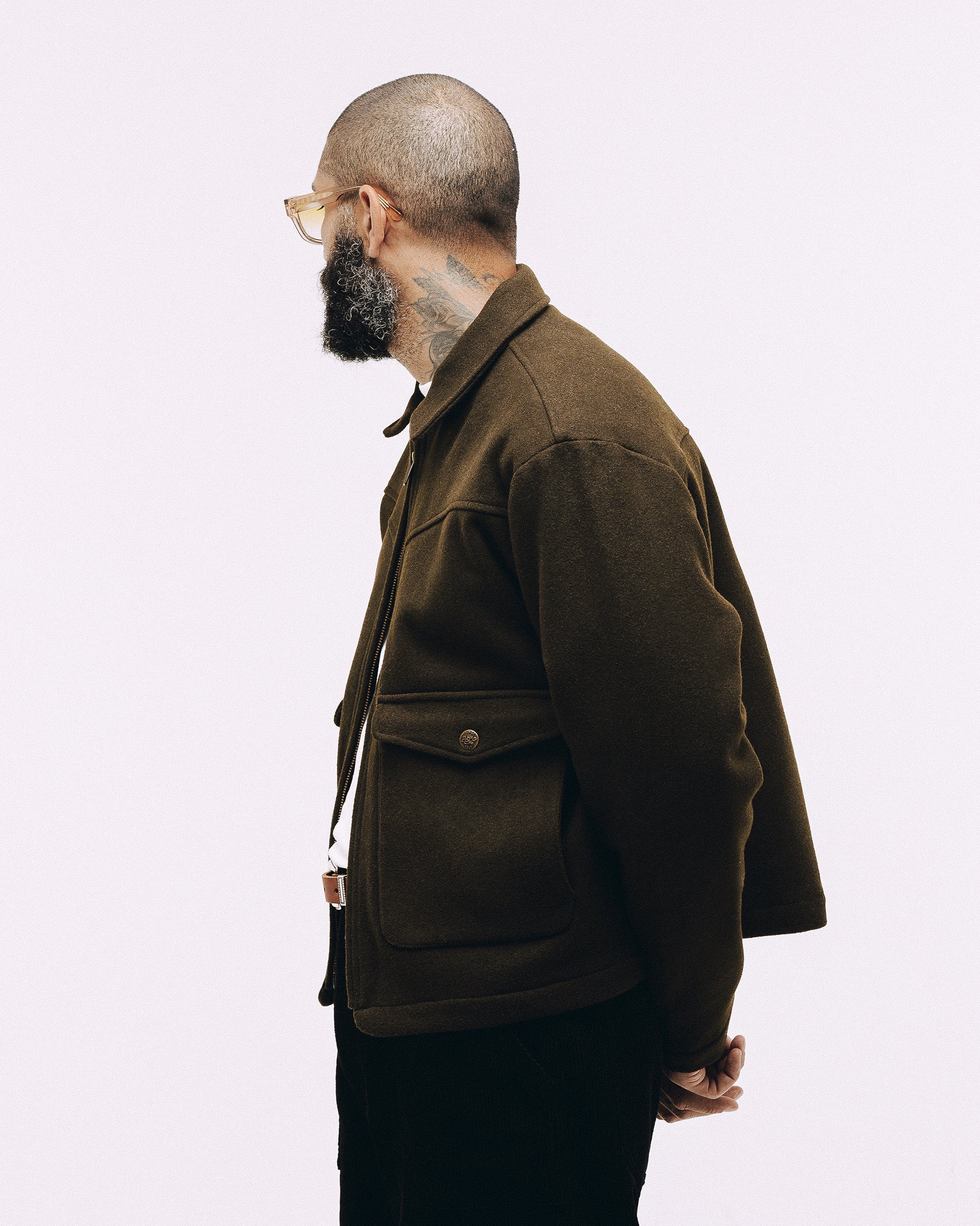 Ranger Wool Jacket - Olive