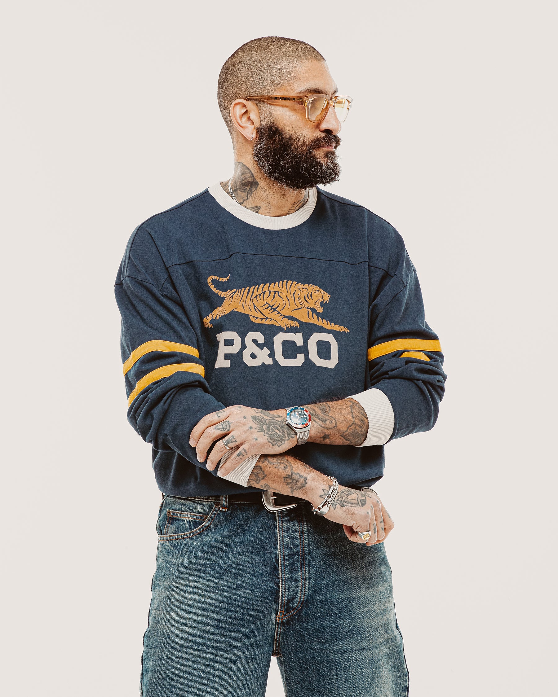 Mascot Boxy Longsleeve Jersey - Washed Blue
