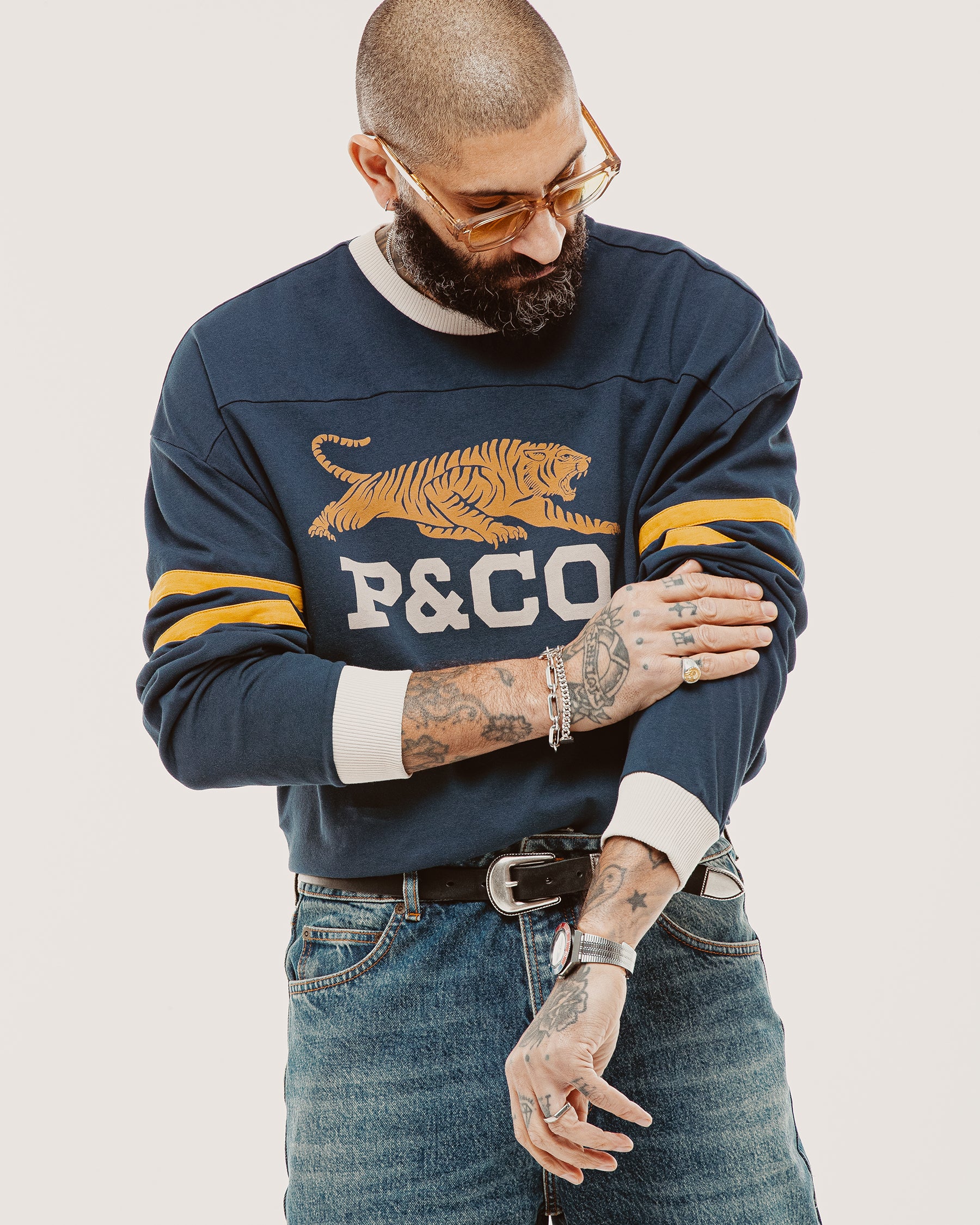 Mascot Boxy Longsleeve Jersey - Washed Blue