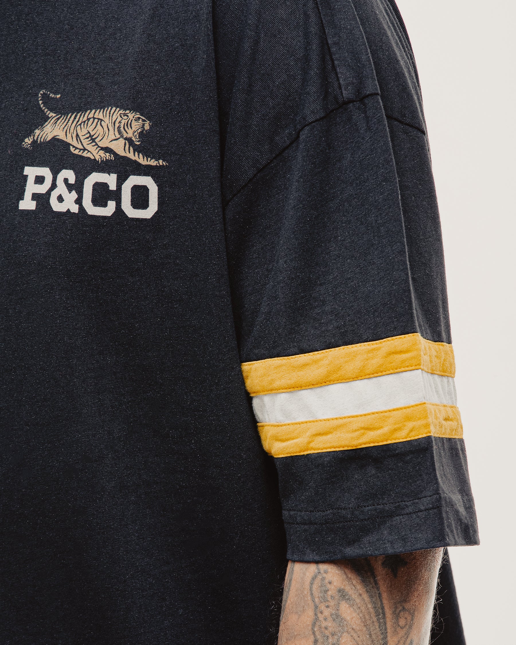 Mascot Boxy Shortsleeve Jersey - Heavy Washed Black