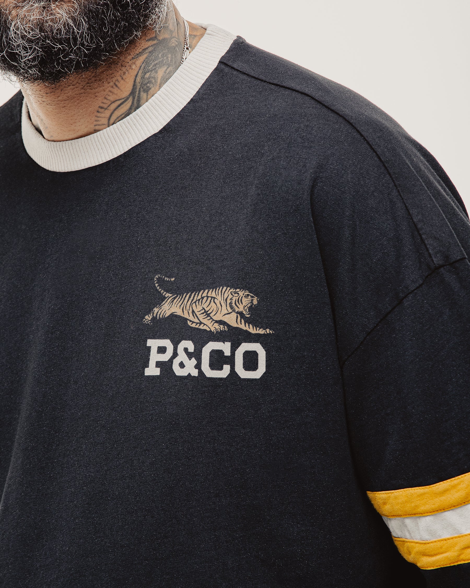 Mascot Boxy Shortsleeve Jersey - Heavy Washed Black