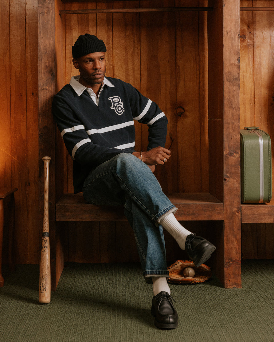 P&Co Classic Rugby Shirt - Navy