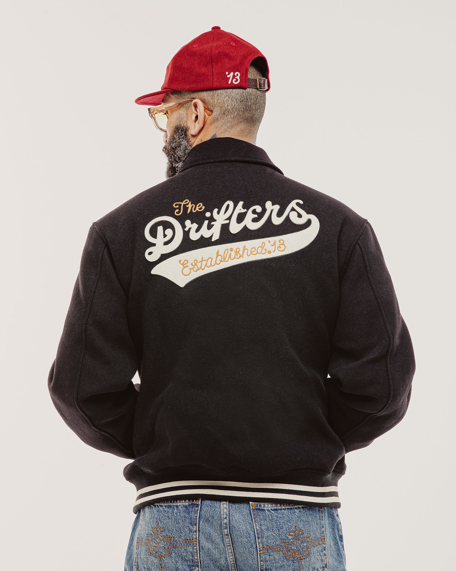 Drifters Letterman Jacket - Black