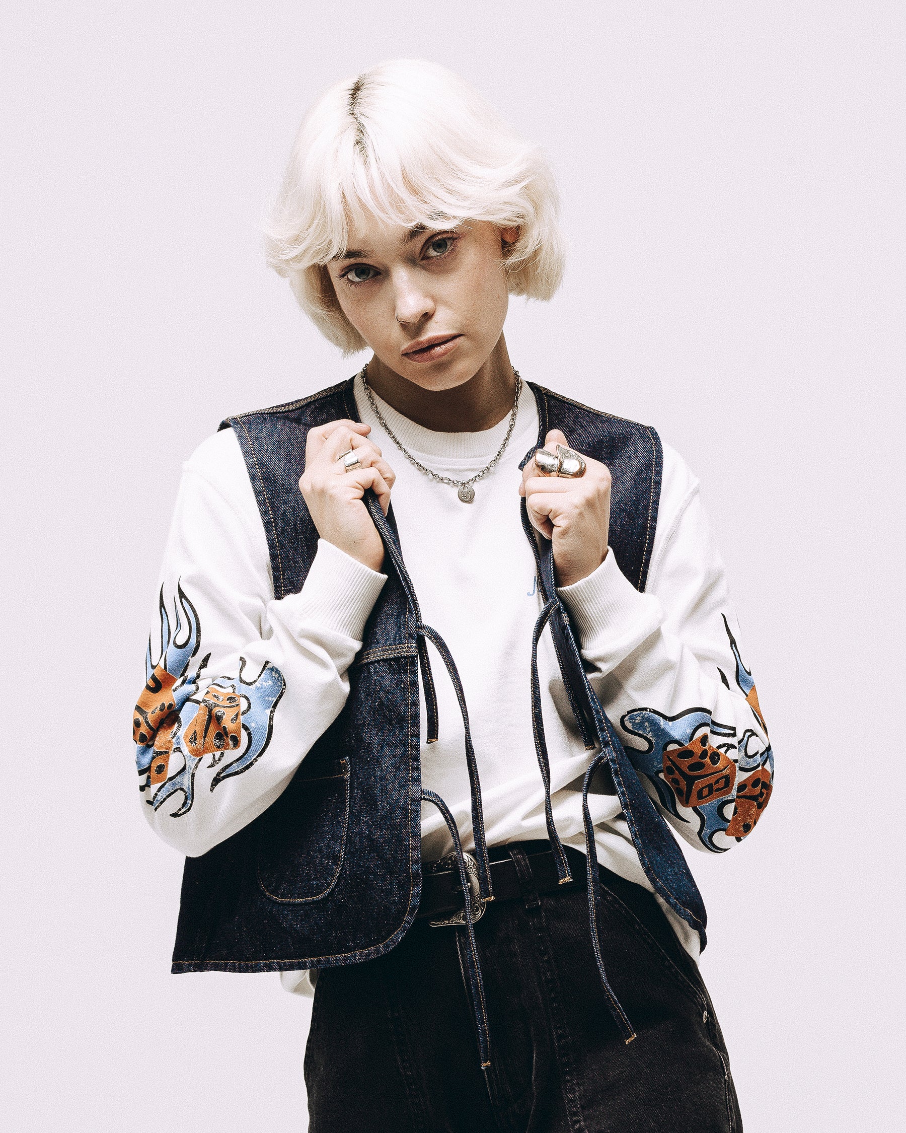 Make Your Own Luck Boxy Longsleeve - Off White 