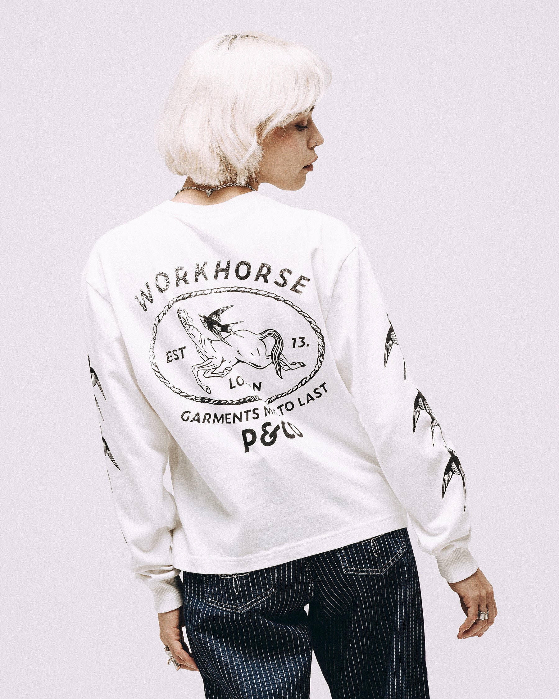 Workhorse Boxy Longsleeve - Off White