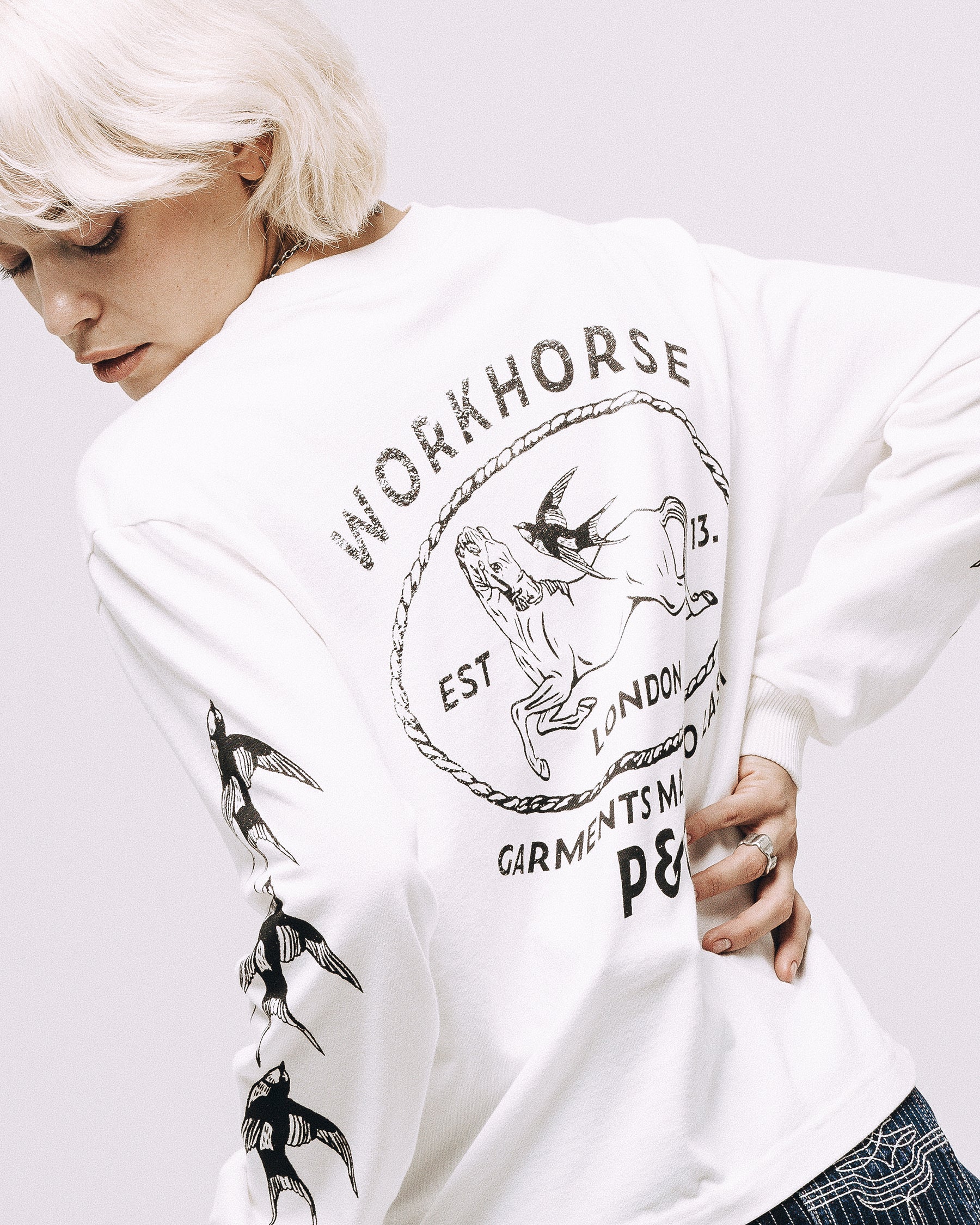 Workhorse Boxy Longsleeve - Off White