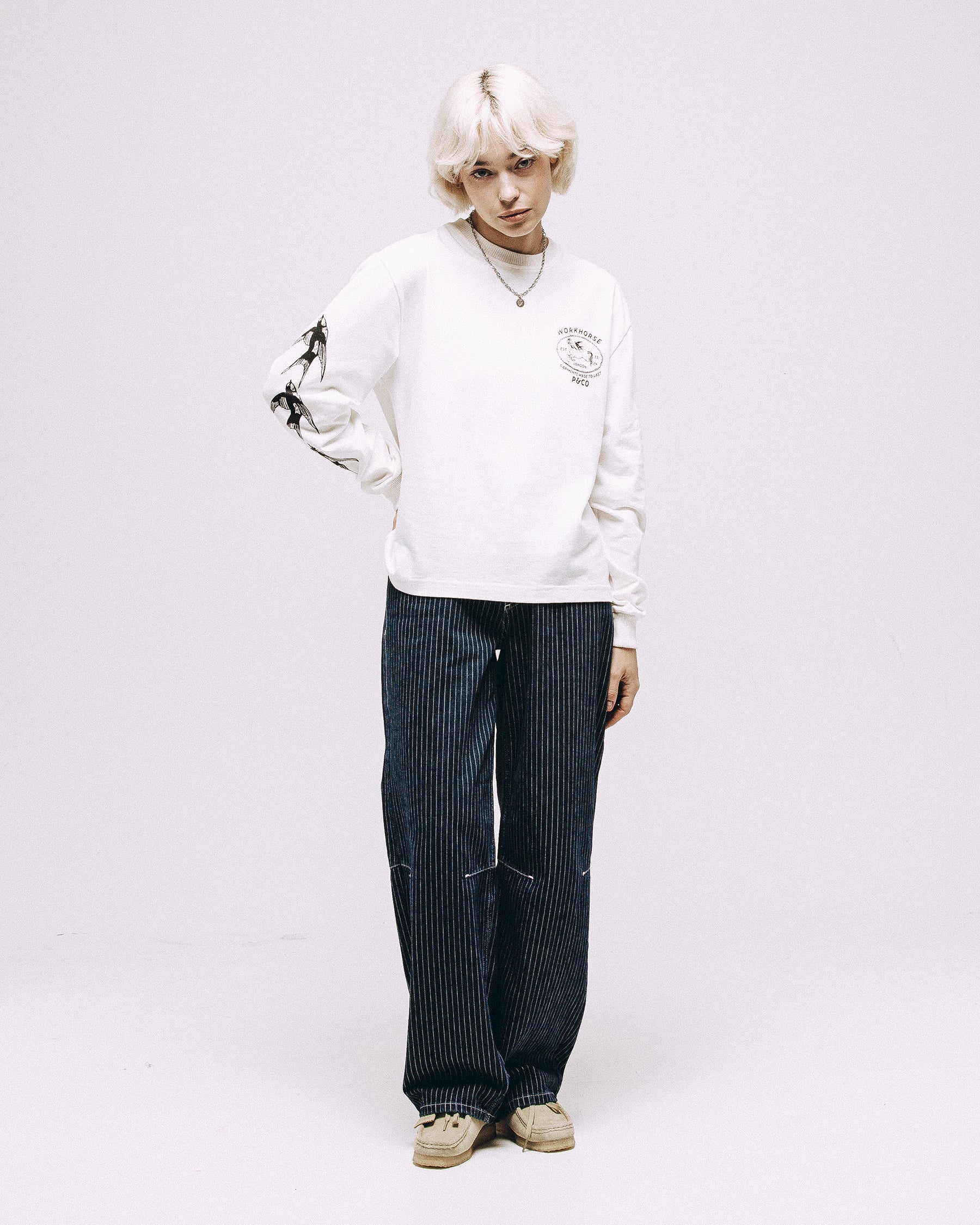 Workhorse Boxy Longsleeve - Off White