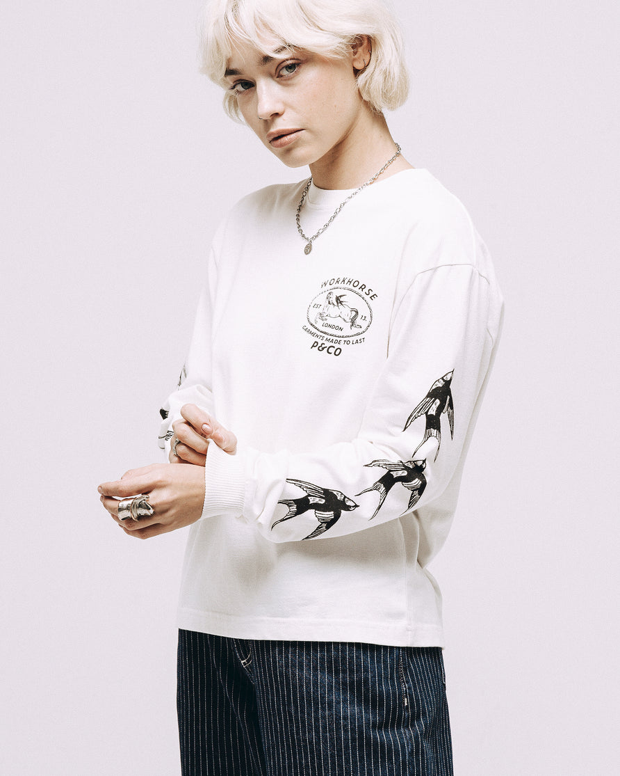 Workhorse Boxy Longsleeve - Off White