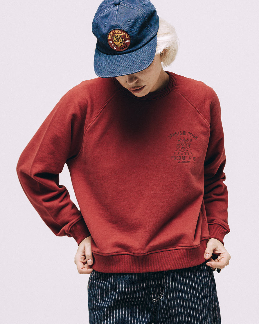 Sports Division Sweatshirt - Washed Red