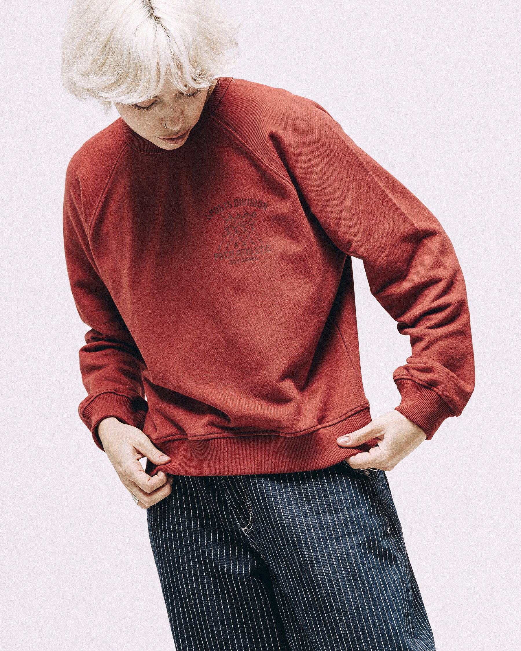 Sports Division Sweatshirt - Washed Red