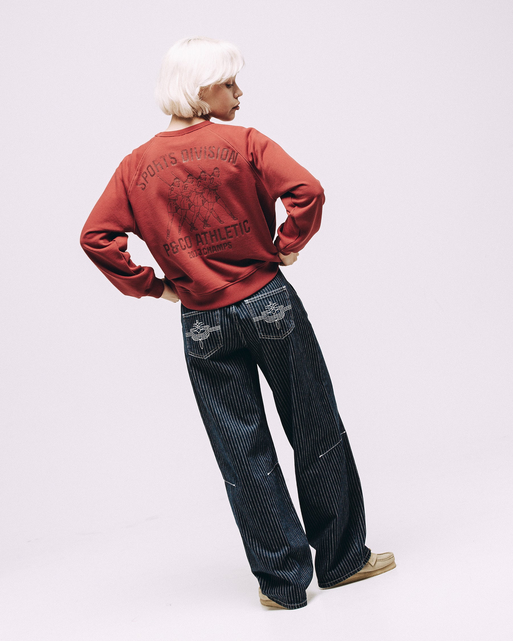 Sports Division Sweatshirt - Washed Red