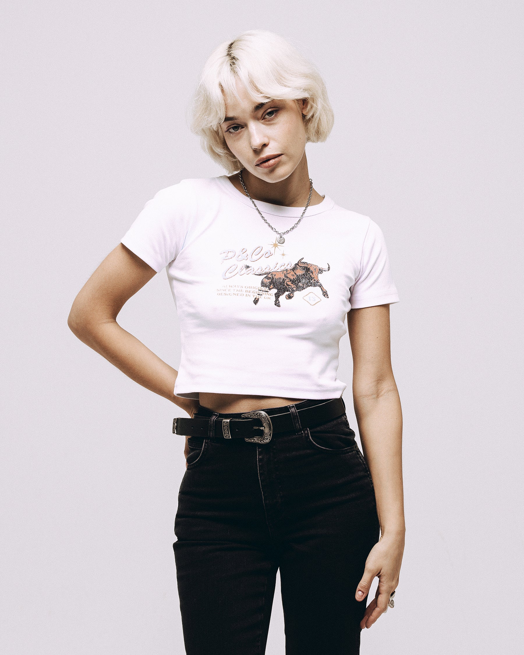 P&Co Classics Baby T-shirt - Off White