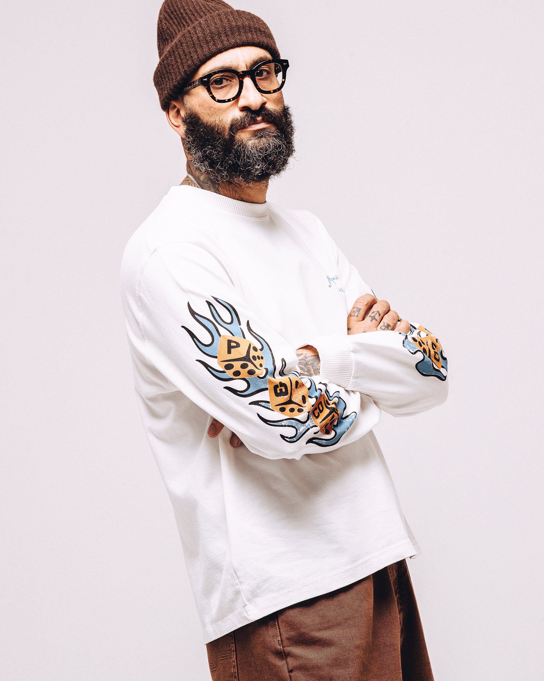 Make Your Own Luck Boxy Longsleeve - Off White 