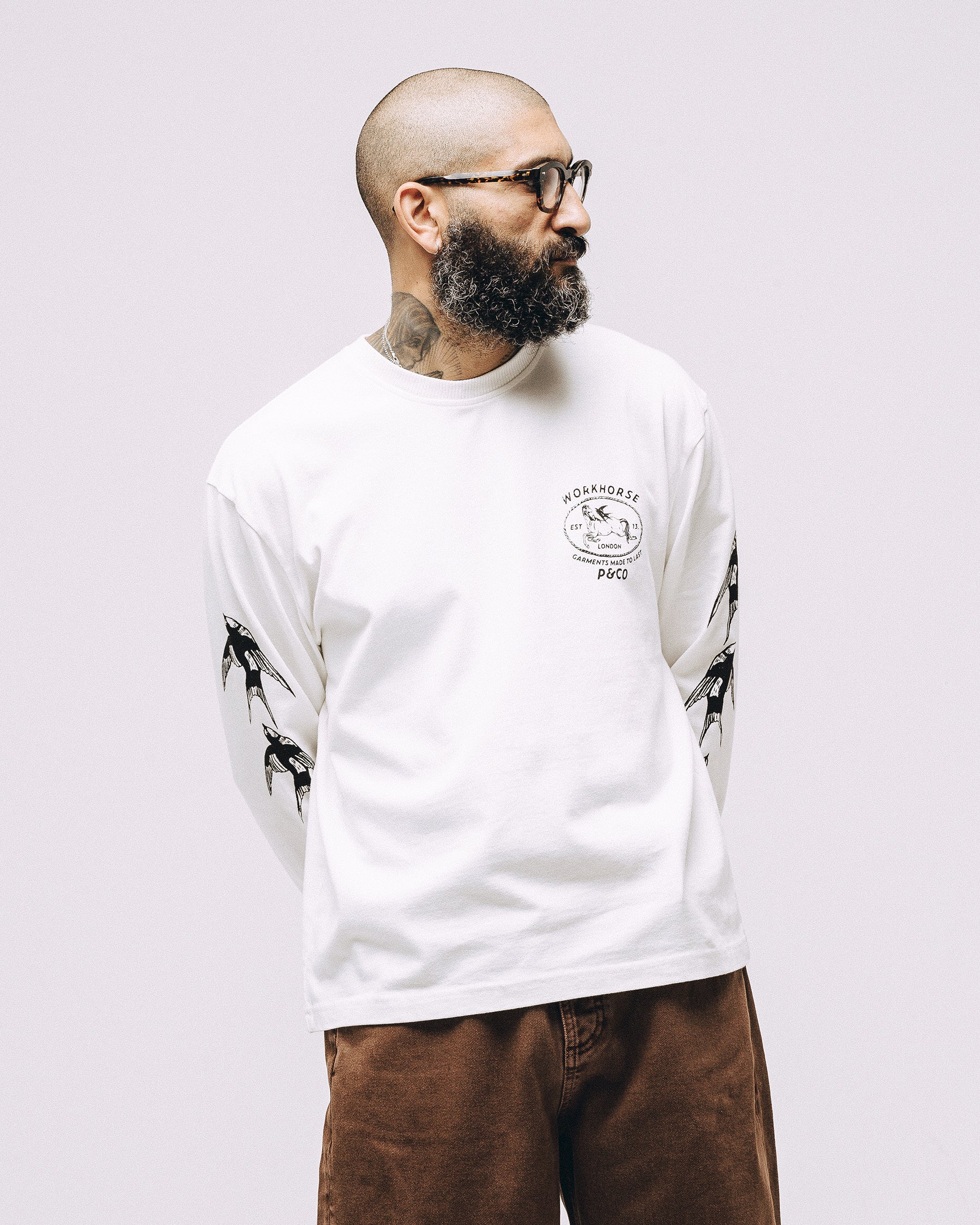 Workhorse Boxy Longsleeve - Off White
