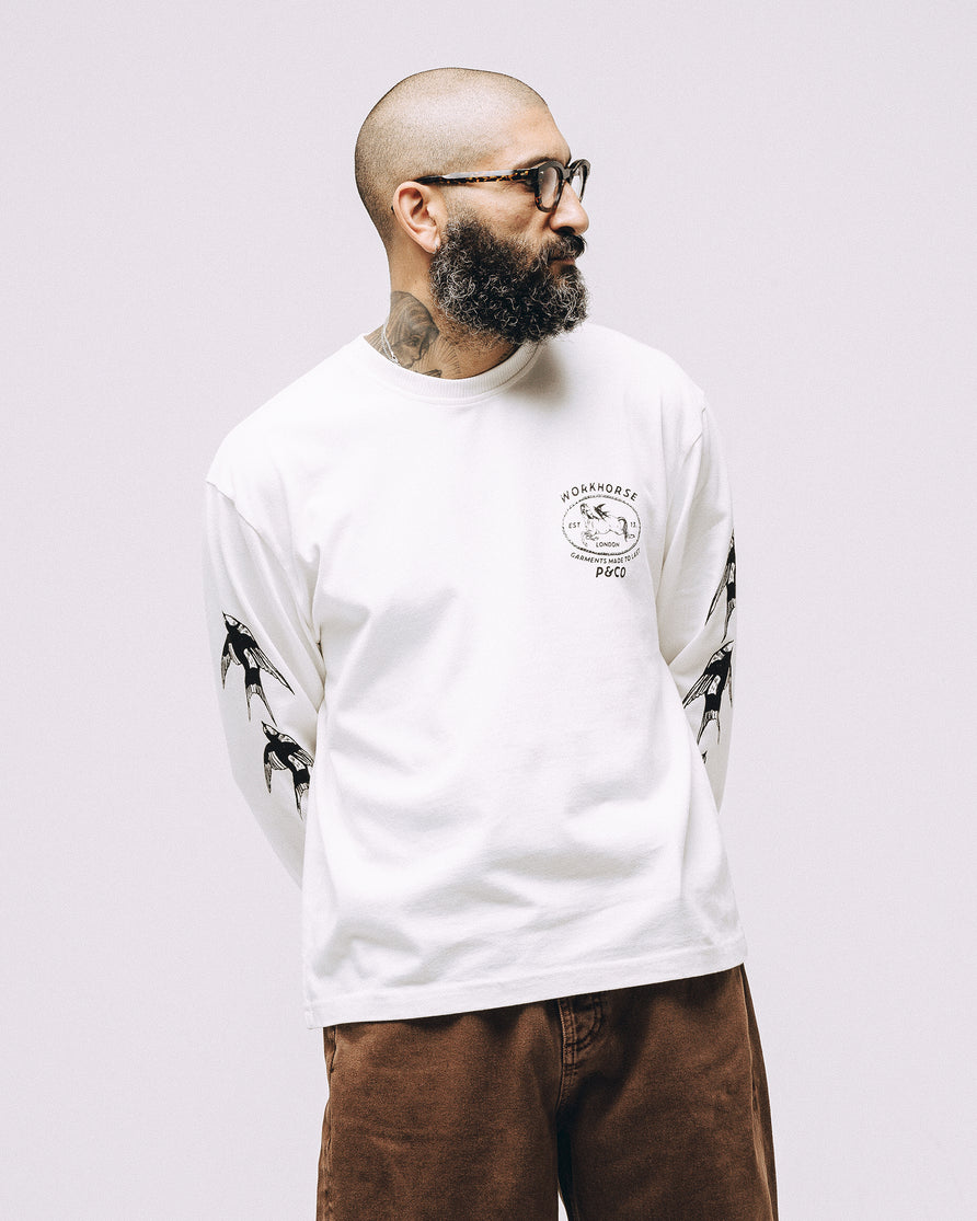 Workhorse Boxy Longsleeve - Off White
