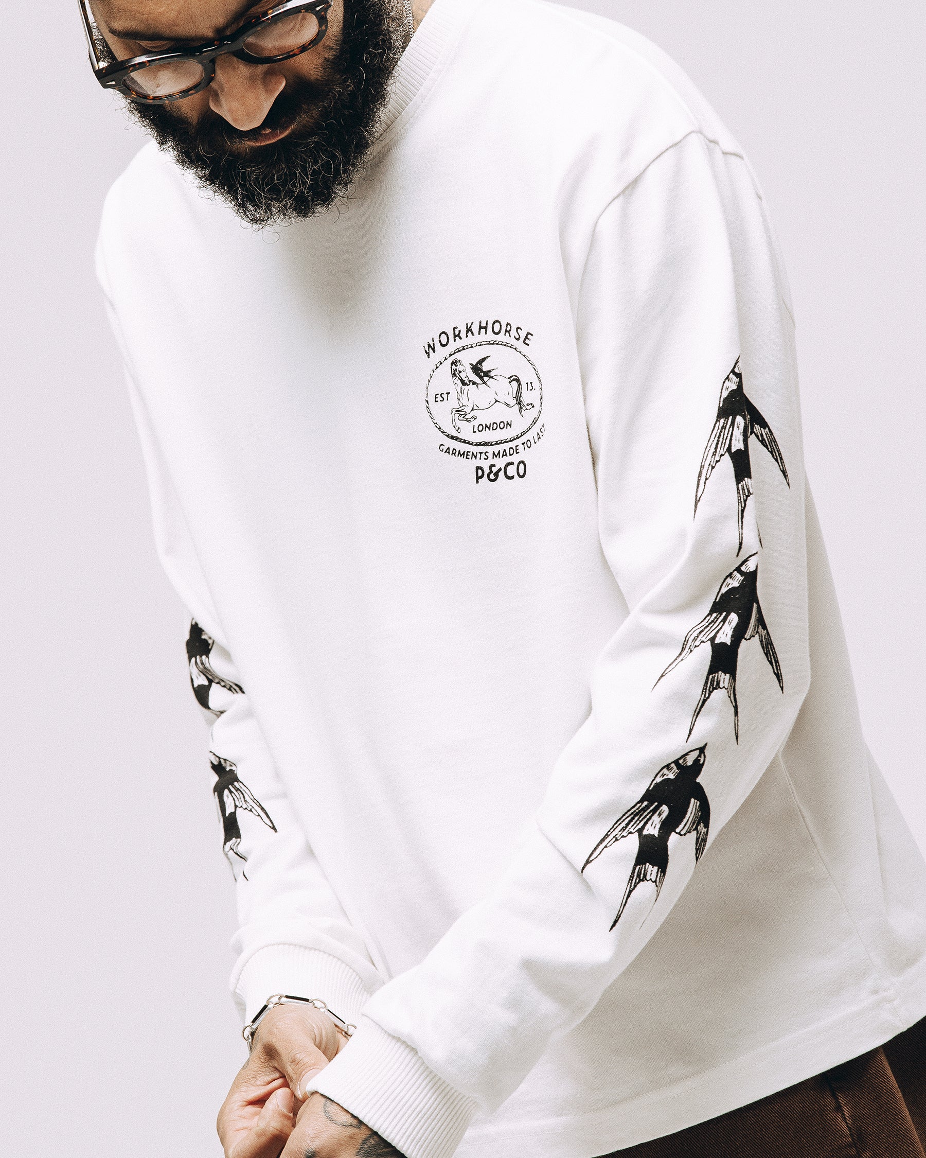 Workhorse Boxy Longsleeve - Off White