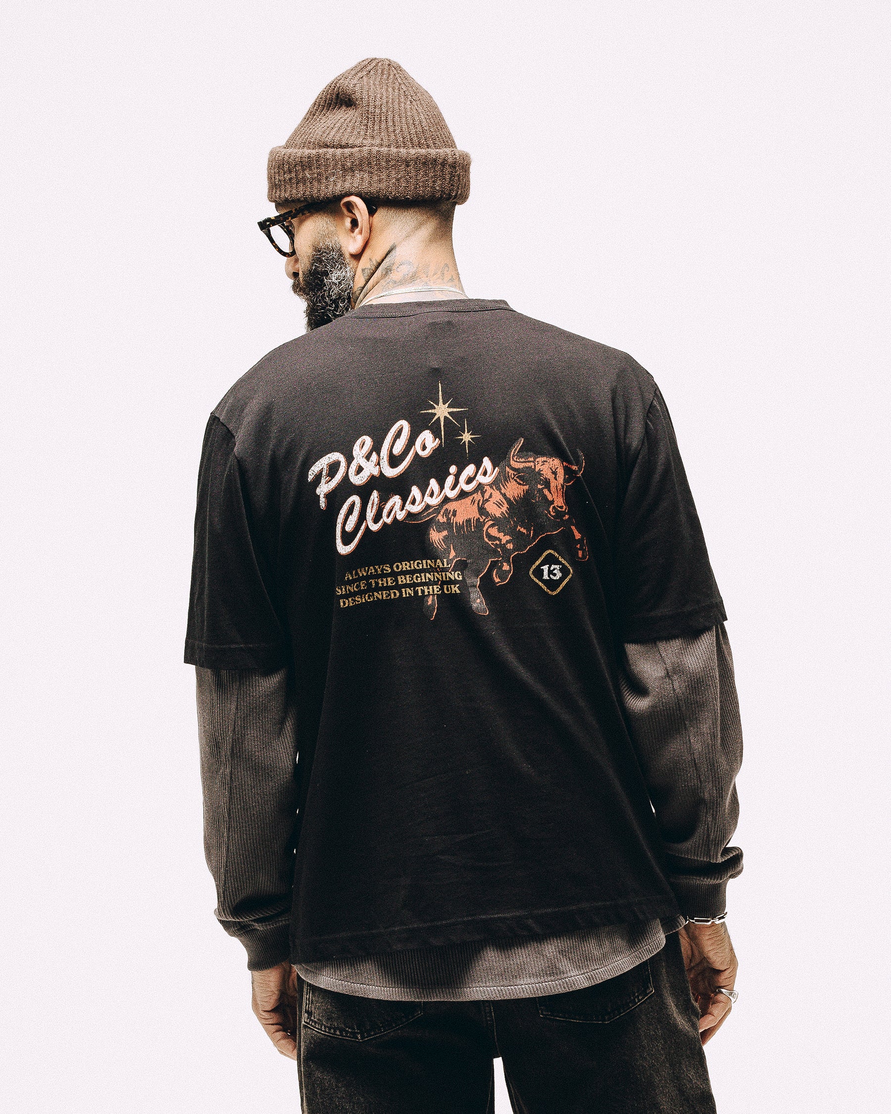 P&Co Classics T-Shirt - Washed Black 
