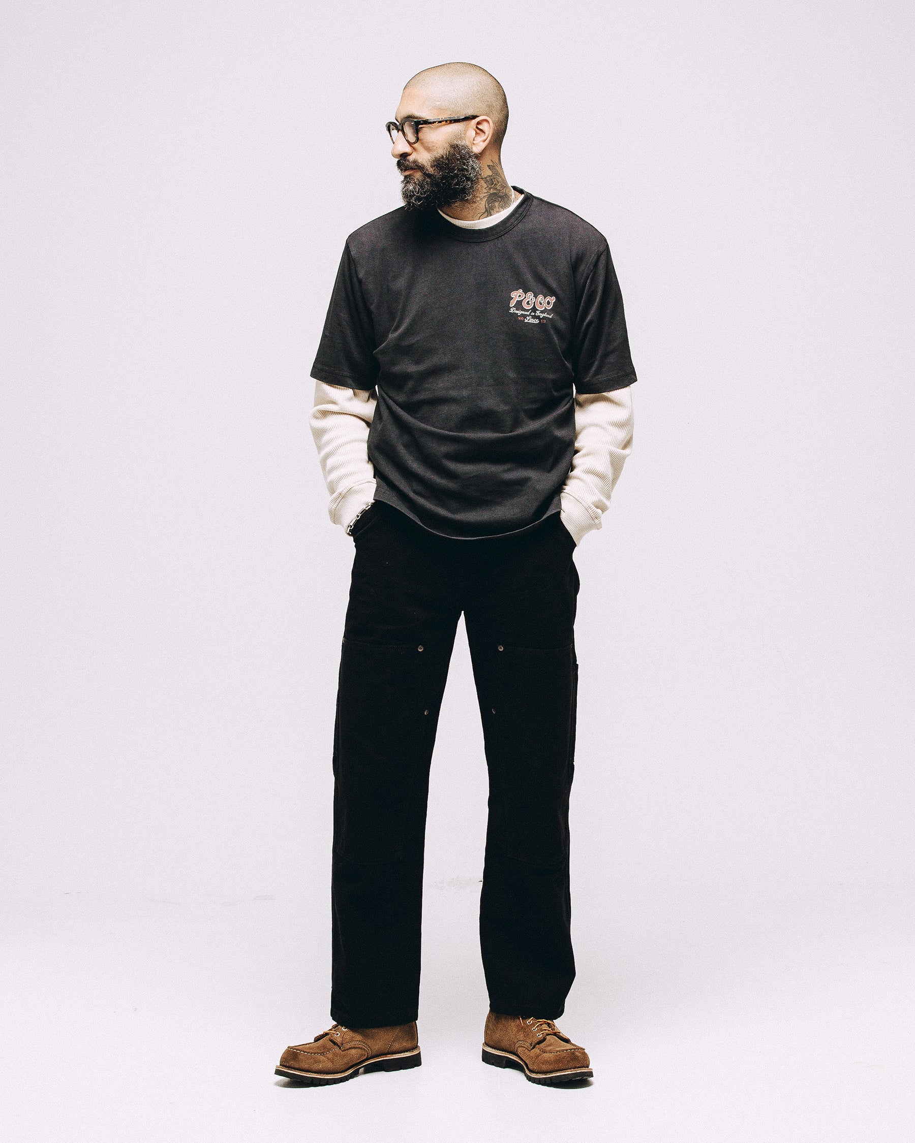 Premium Wears T-Shirt - Heavy Washed Black 