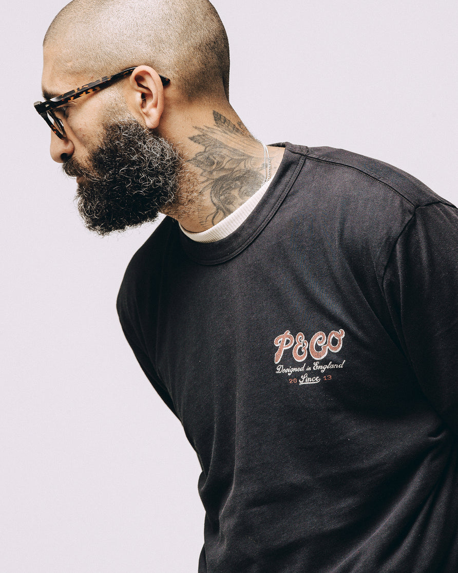 Premium Wears T-Shirt - Heavy Washed Black 