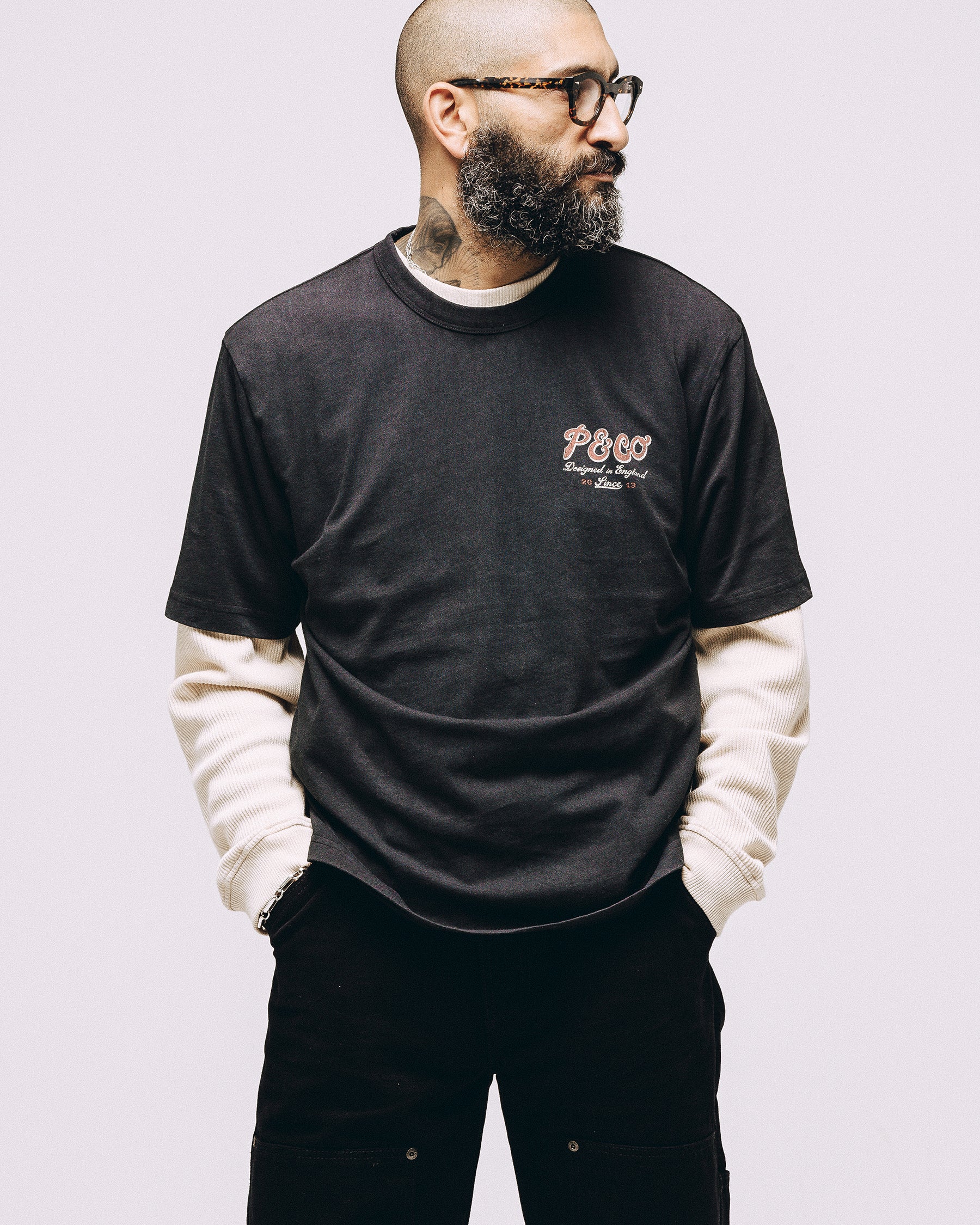 Premium Wears T-Shirt - Heavy Washed Black 