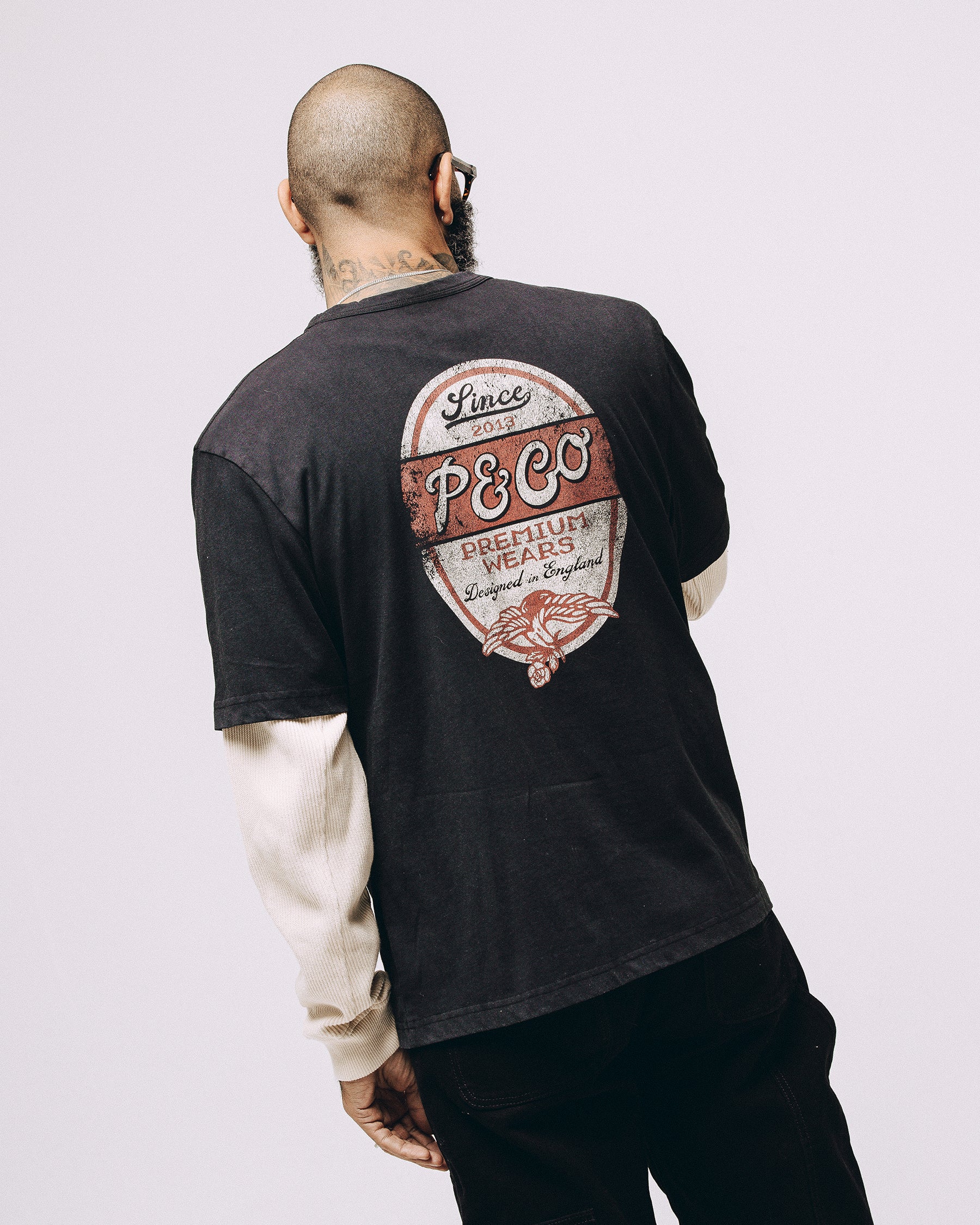 Premium Wears T-Shirt - Heavy Washed Black 