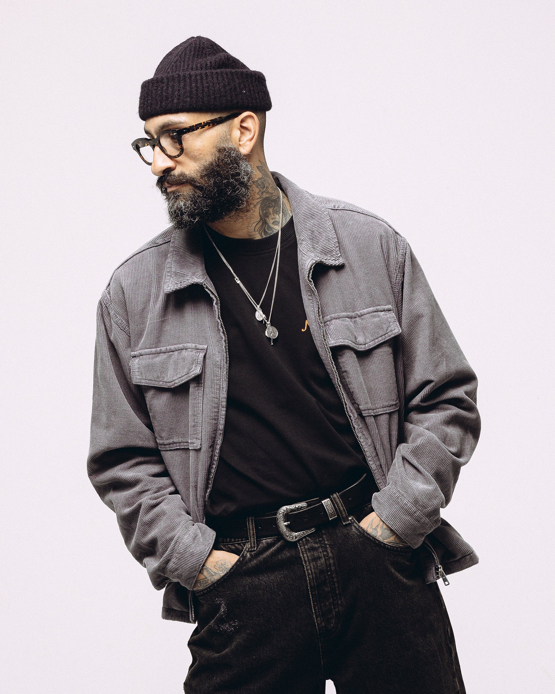 Cooper Corduroy Jacket - Charcoal