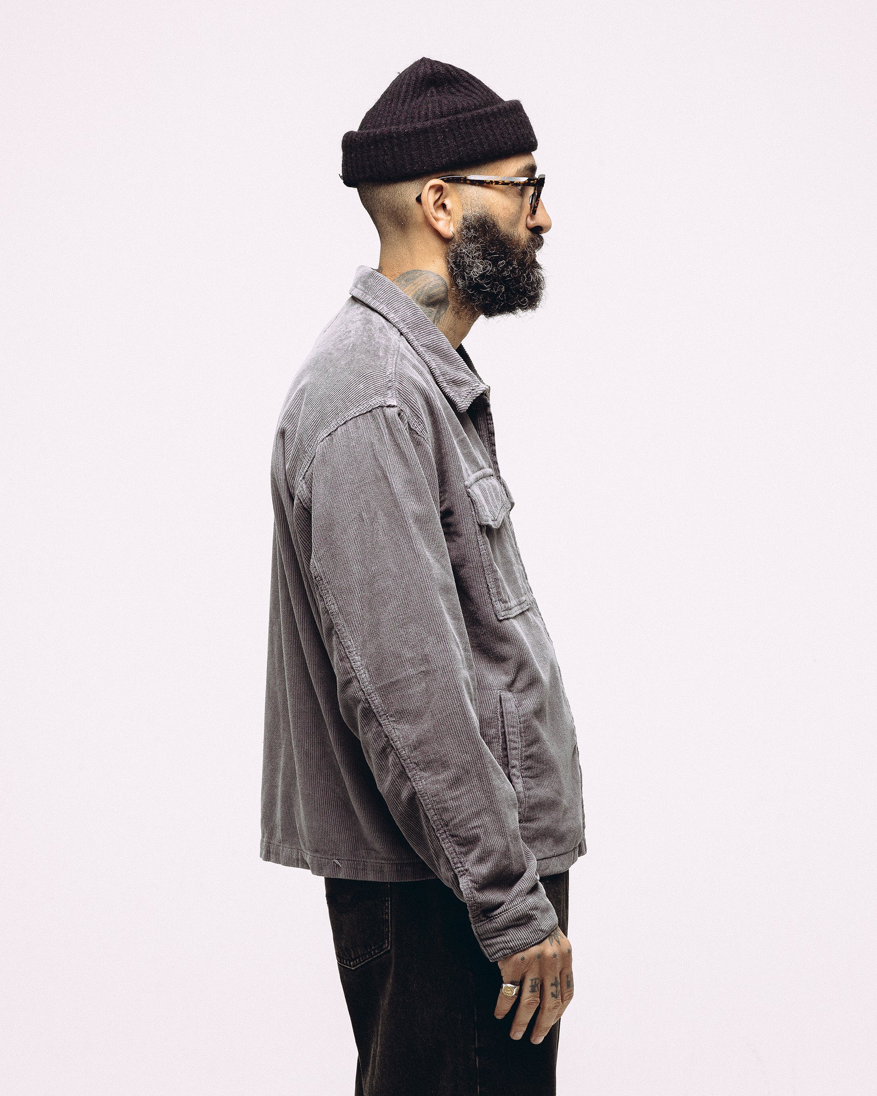 Cooper Corduroy Jacket - Charcoal