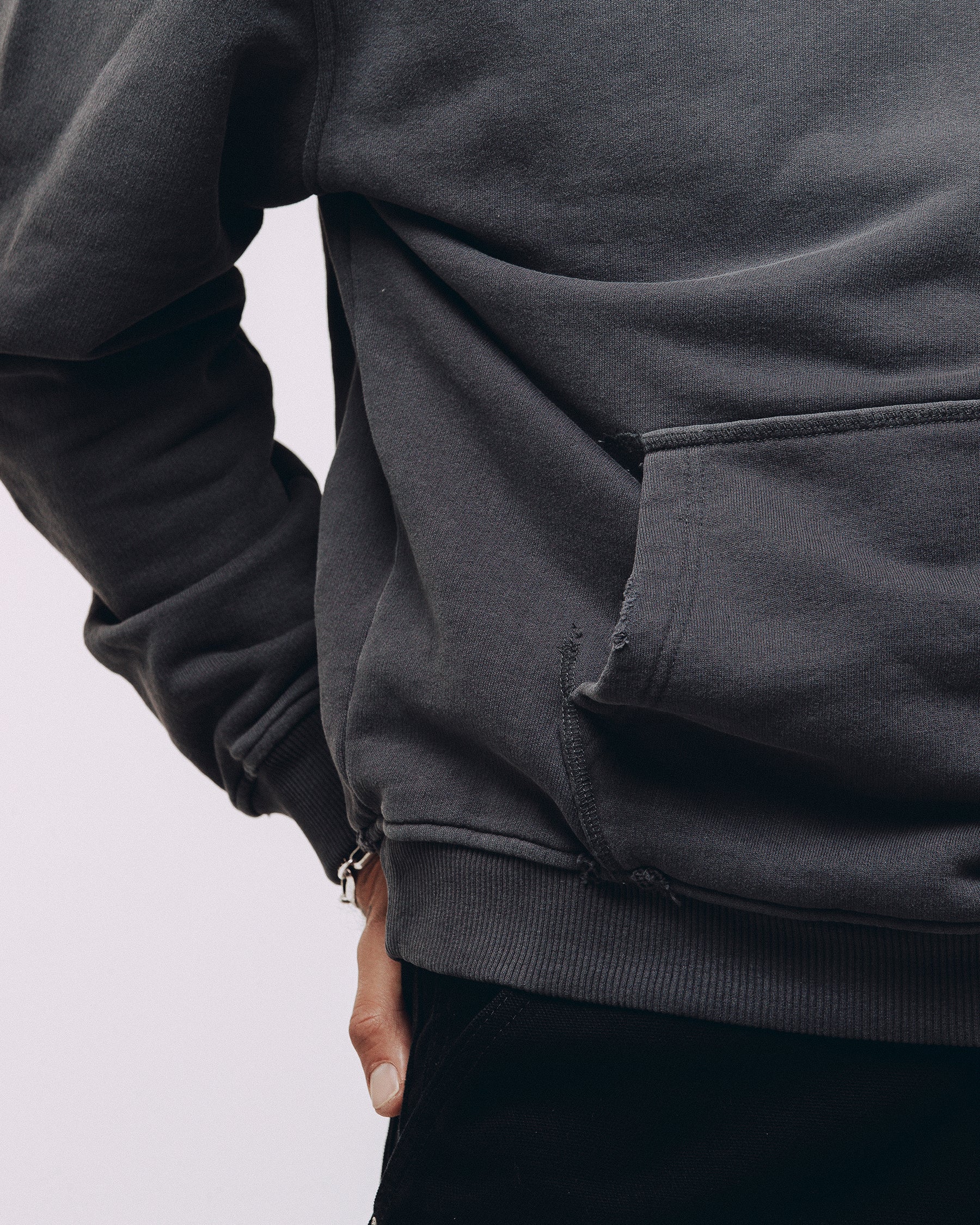 Heavyweight Essential Hoodie - Charcoal